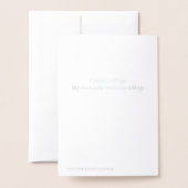 Gold Foil Retro Kerstversiering Wenskaart Folie Kaarten (Met envelop)