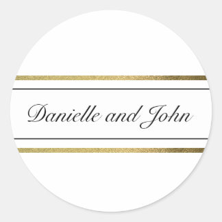 Gold Foil Ronde Sticker