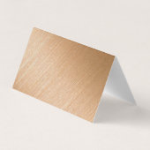 Gold Foil Script Logo Business - Hartelijk dank -  Visitekaartje (Achterkant)