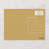 Gold Foil Shamrock, St Patrick's Day Briefkaart (Achterkant)