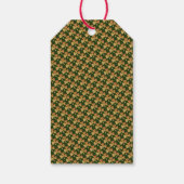 Gold Foil Shamrock, St Patrick's Day Party Cadeaulabel (Achterkant)