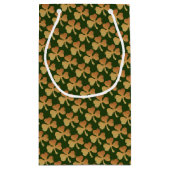 Gold Foil Shamrock, St Patrick's Day Party Klein Cadeauzakje (Achterkant)