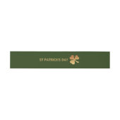 Gold Foil Shamrock, St Patrick's Day Uitnodigingen Wikkel (Vlak)