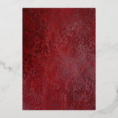 Gold Foil Shema Etz Chaim Tree Damask Plaque Kaart (Achterkant)