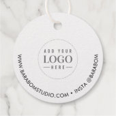 Gold Foil Small Business Hartelijk dank voor het v Bedankjes Labels (Achterkant)