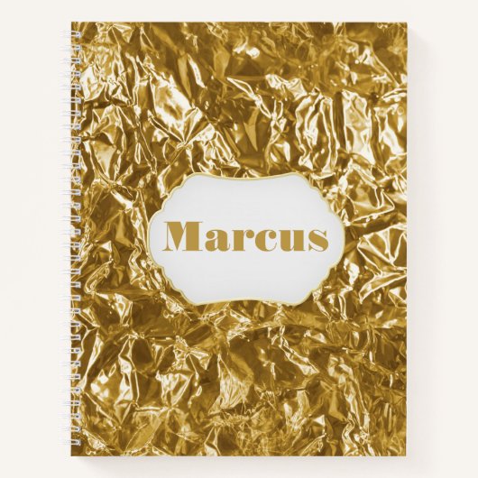 Gold Foil - Speciaal Notitieboek (Voorkant)