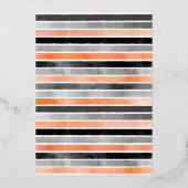 Gold Foil Spooktacular Halloween Birthday Party Folie Uitnodiging (Achterkant)