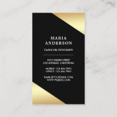 Gold Foil Stars Confetti Rainbow High Heils Visitekaartje (Achterkant)