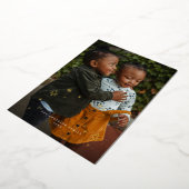 Gold Foil Sterren Magische Kerst Folie Uitnodiging (Gedraaid)