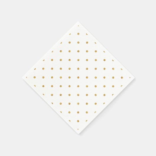 Gold Foil Stippen Metallic gastvrouw entertainende Servetten (Hoek)