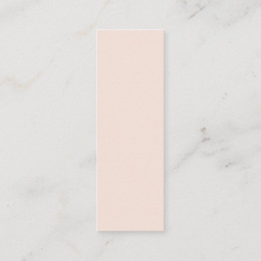 Gold Foil Stripe op Blush Pink Gift Labels (Achterkant)