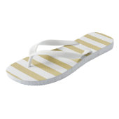 Gold Foil Stripe Women's Teenslippers (Schuin)