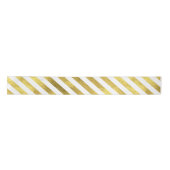 Gold Foil Stripes Satijnen Lint (Voorkant)