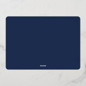 Gold Foil Summer Lobster Bake Party Folie Uitnodiging (Achterkant)