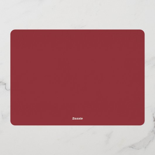 Gold Foil Summer Lobster Boil Party Folie Uitnodiging (Achterkant)