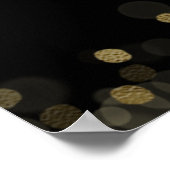 Gold Foil Sweet 16 ballonnen Foto Prop Black Poster (Hoek)