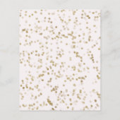 Gold Foil Sweet 16-Bday Balloons Budget Invitation (Achterkant)