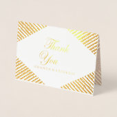 Gold Foil Tan - Marsala - Hartelijk dank Folie Kaarten (Voorkant)