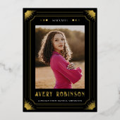 Gold Foil Tarot Afstuderen Foto koninklijke Kaart (Voorkant)