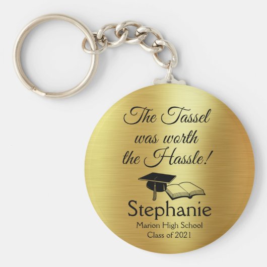 Gold Foil Tassel was het meest waard voor de Hassl Sleutelhanger (Voorkant)
