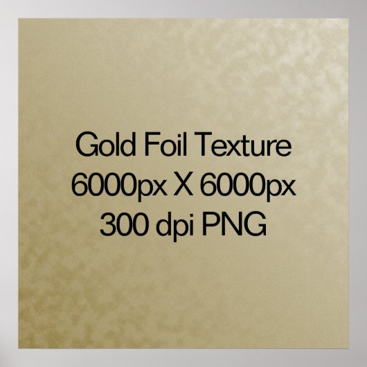 Gold Foil textuur, 6000px X 6000px PNG Poster (Voorkant)