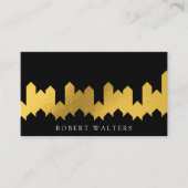 Gold Foil textuur | Lux-vormen Visitekaartje (Voorkant)