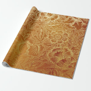 Gold Foil Thanksgiving Cadeaupapier