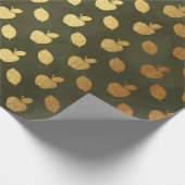 Gold Foil Thanksgiving Cadeaupapier (Hoek)