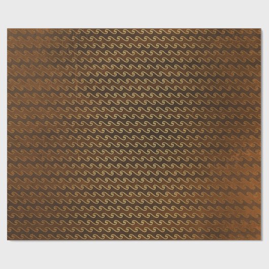 Gold Foil Thanksgiving Cadeaupapier (Vlak)