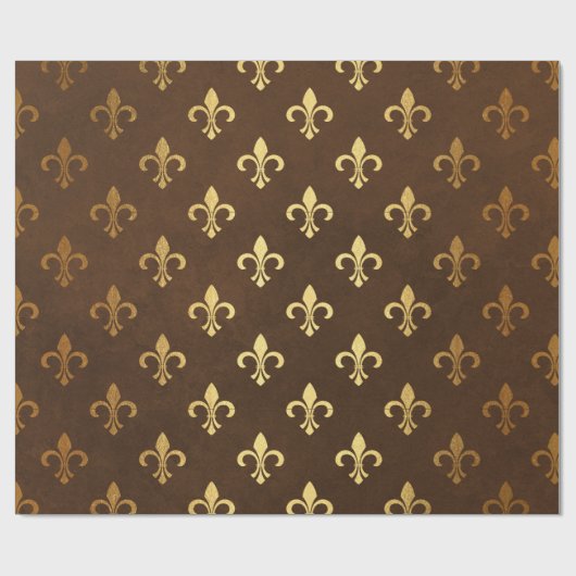 Gold Foil Thanksgiving Cadeaupapier (Vlak)