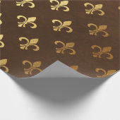 Gold Foil Thanksgiving Cadeaupapier (Hoek)
