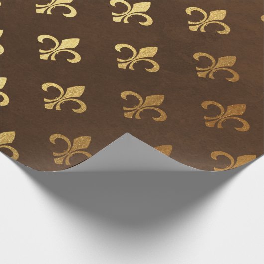 Gold Foil Thanksgiving Cadeaupapier (Hoek)