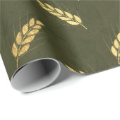 Gold Foil Thanksgiving Cadeaupapier (Rol Hoek)