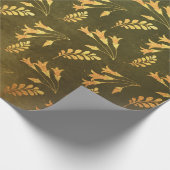 Gold Foil Thanksgiving Cadeaupapier (Hoek)