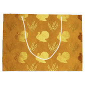 Gold Foil Thanksgiving Groot Cadeauzakje (Achterkant)