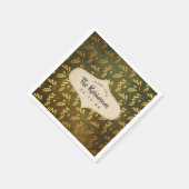 Gold Foil Thanksgiving Servet (Hoek)