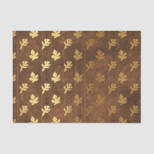 Gold Foil Thanksgiving Tissuepapier (Voorkant)