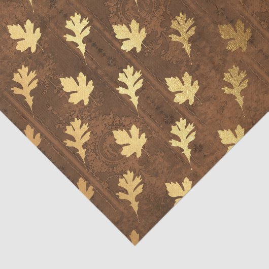 Gold Foil Thanksgiving Tissuepapier (Detail)