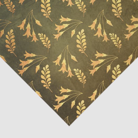 Gold Foil Thanksgiving Tissuepapier (Detail)