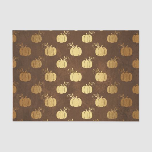 Gold Foil Thanksgiving Tissuepapier (Voorkant)