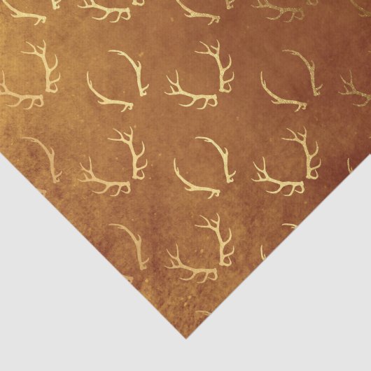 Gold Foil Thanksgiving Tissuepapier (Detail)