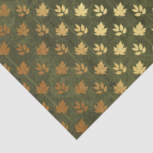 Gold Foil Thanksgiving Tissuepapier (Detail)