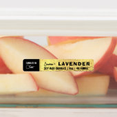 Gold Foil Thin Candle Label (Aangebracht)