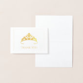 Gold Foil Tiara Mini Kaart (Display)