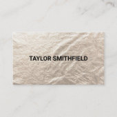 Gold Foil Trendy Visitekaartje (Voorkant)