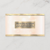 Gold Foil trim | Sparkle Visitekaartje (Achterkant)