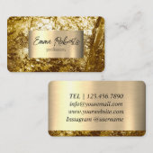 Gold Foil Visitekaartje (Voorkant / Achterkant)