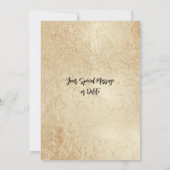 Gold Foil vult de blank in Kaart (Achterkant)