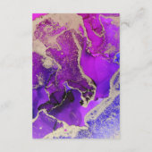 Gold Foil Wedding Informatiekaartje (Achterkant)