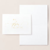 Gold Foil Wedding Kaart voor mijn zus Kaart (Display)